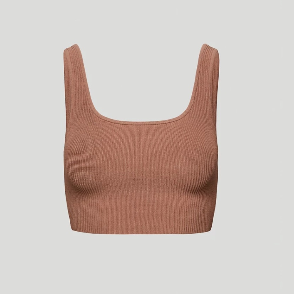ARITZIA | Babaton Sculpt Knit Squareneck Cropped Tank